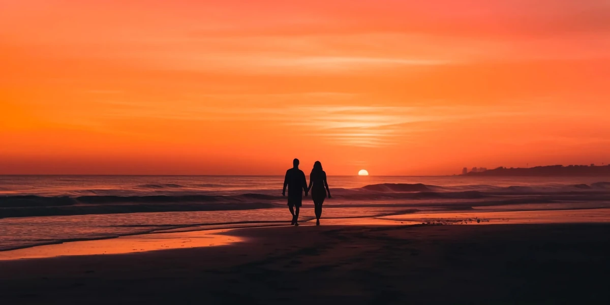 Romantic beach blog